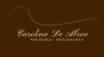 Carolina Abreu Psicóloga e Psicanalista