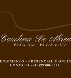 Carolina Abreu Psicóloga e Psicanalista